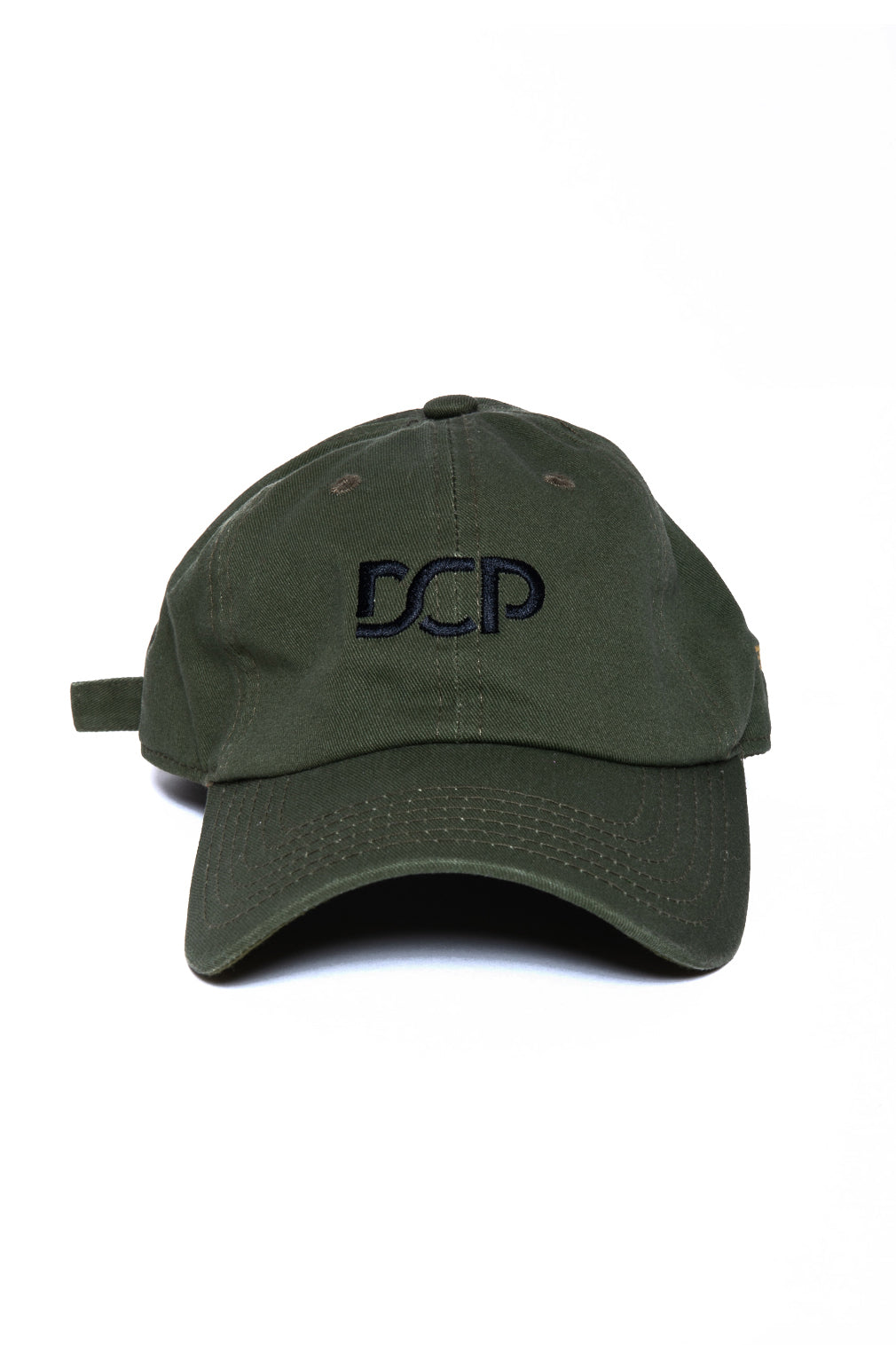 DCP Dad Hat Olive w Black