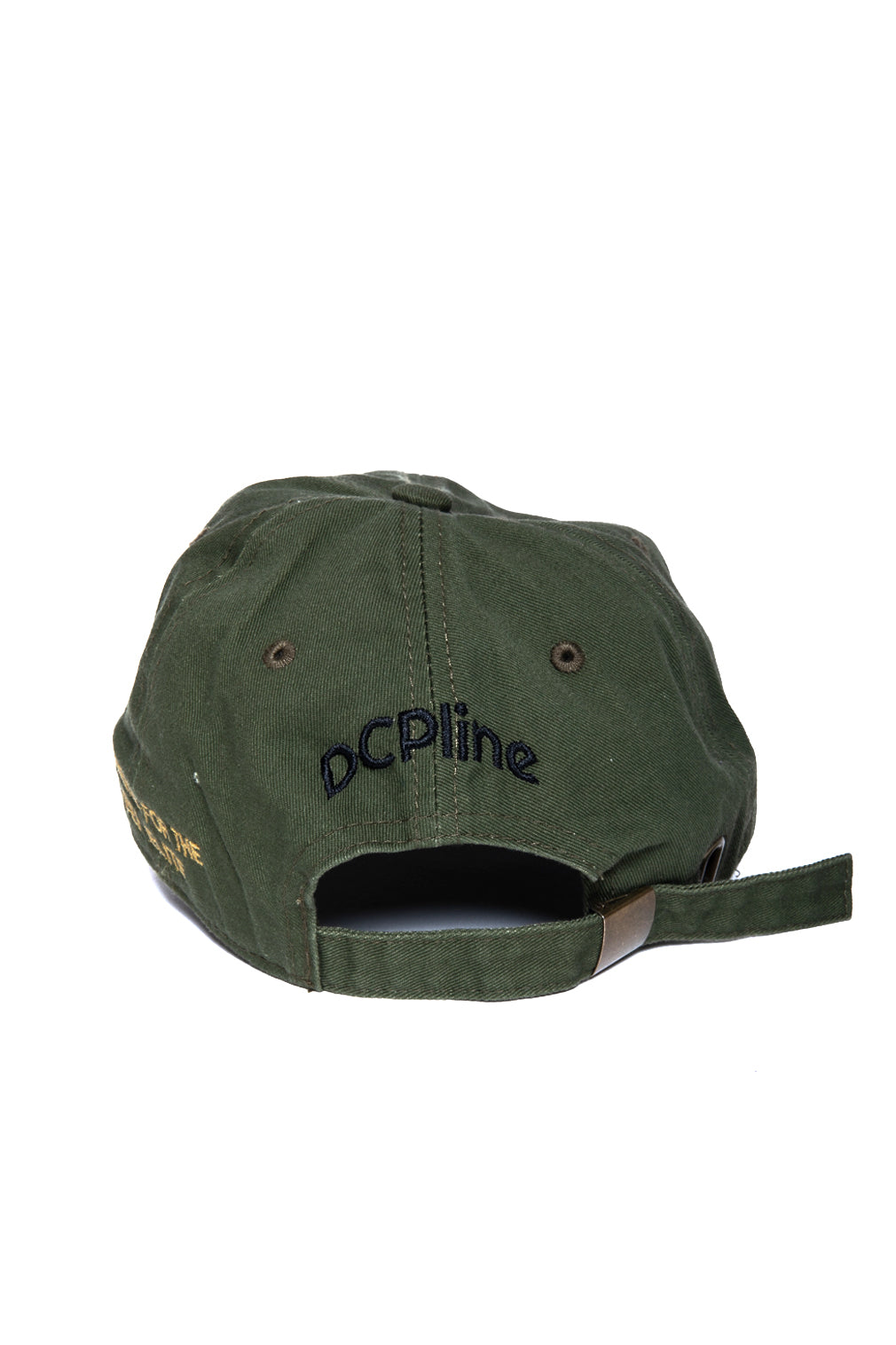 DCP Dad Hat Olive w Black