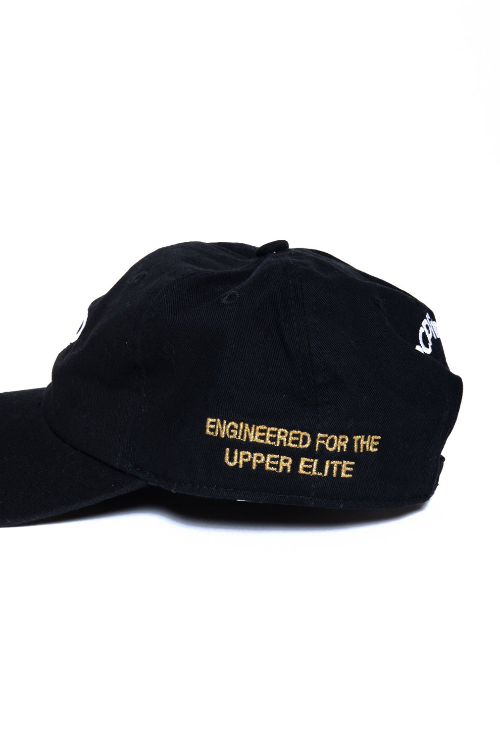 DCP Dad Hat Black w White