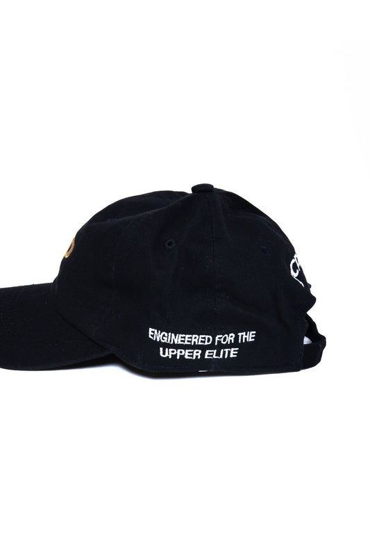 DCP Dad Hat Black w Gold