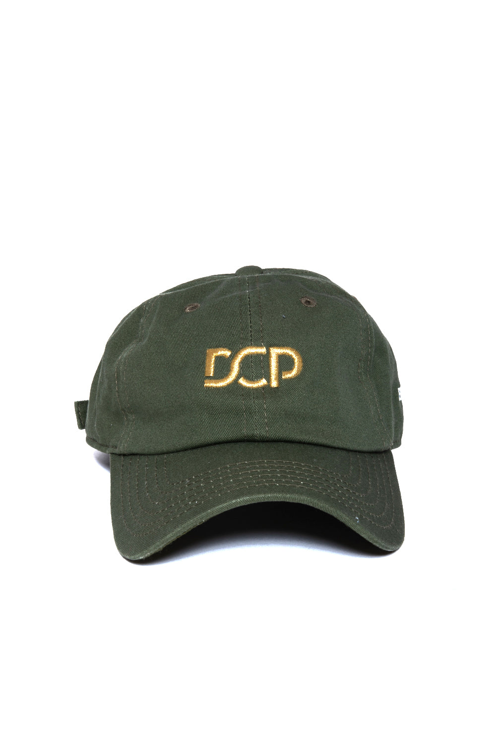 DCP Dad Hat Olive w Gold