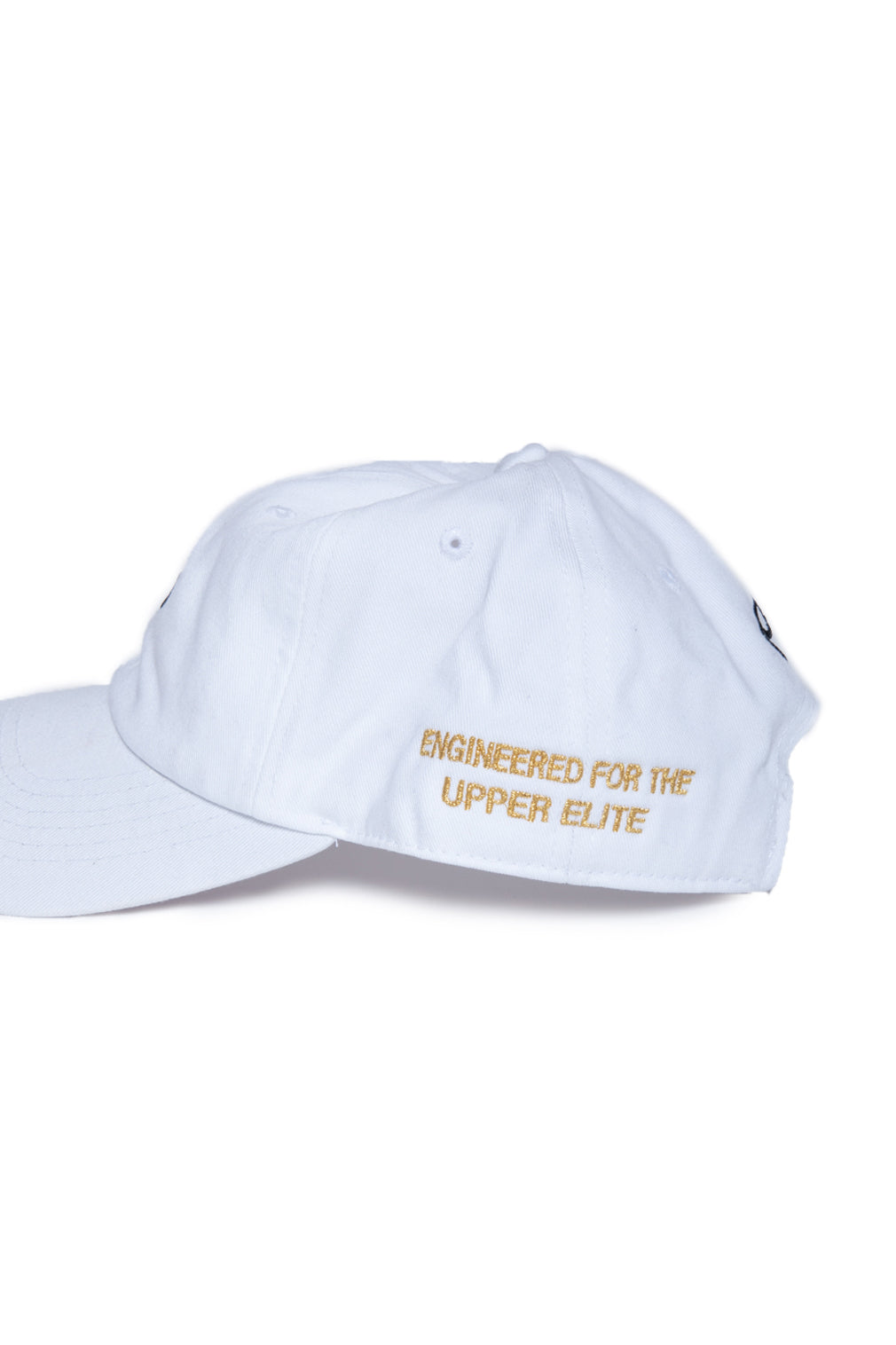 DCP Dad Hat White w Black