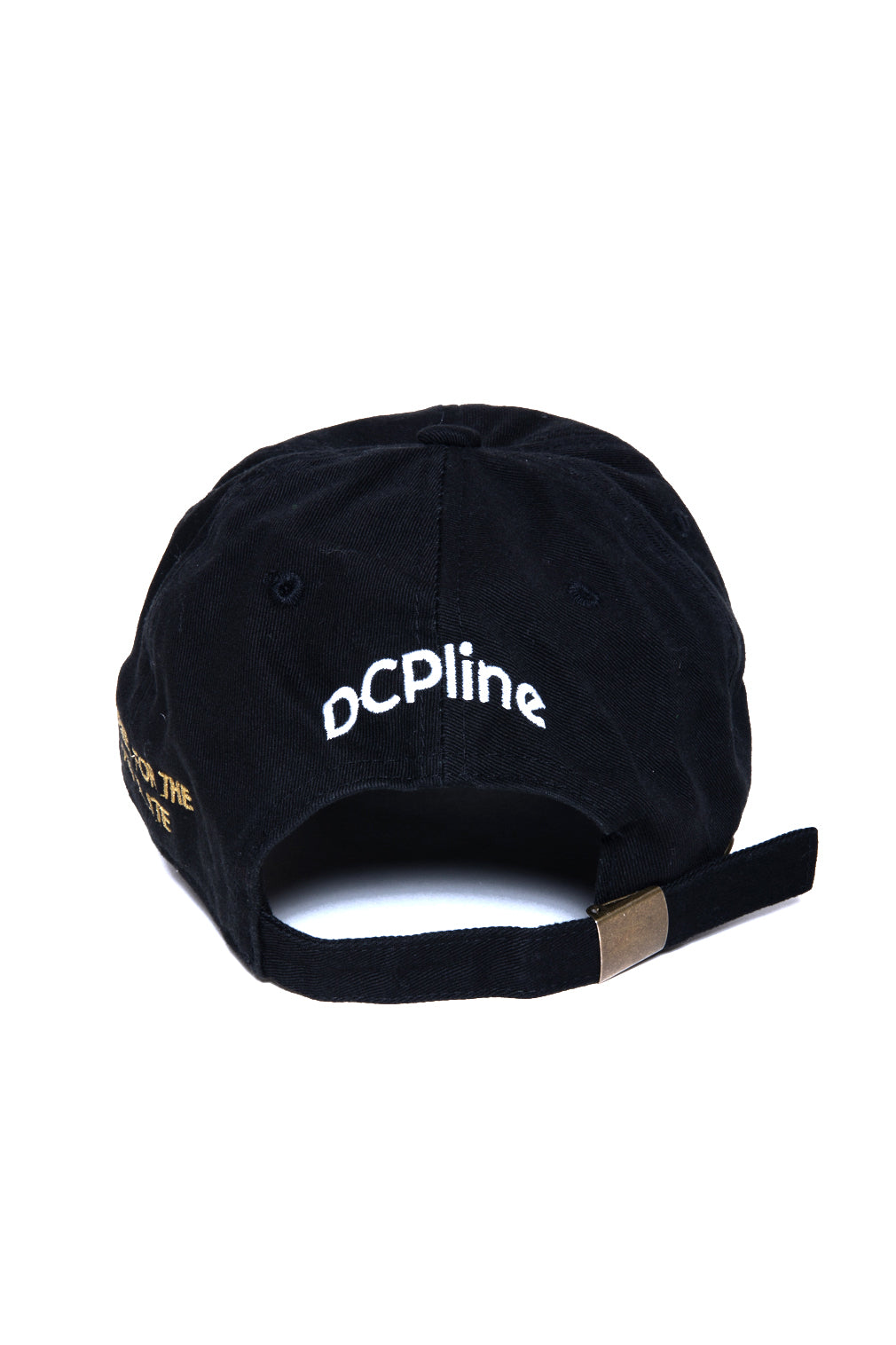 DCP Dad Hat Black w White