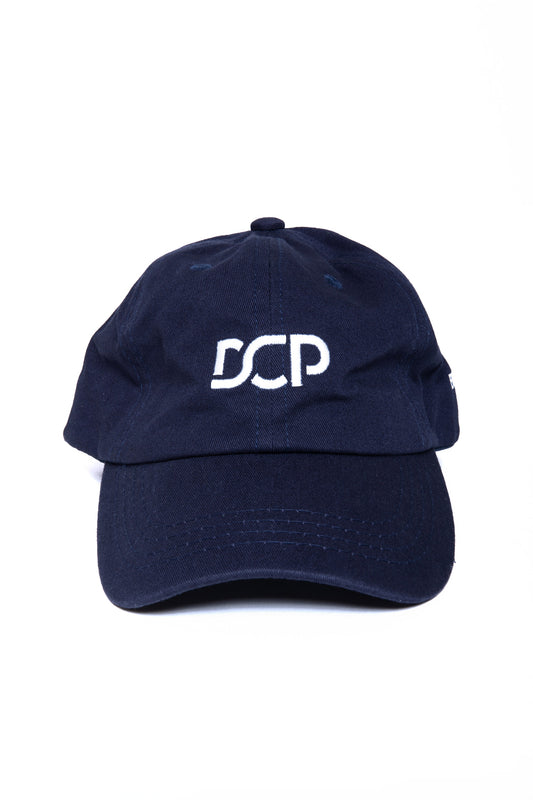 DCP Dad Hat Navy w White