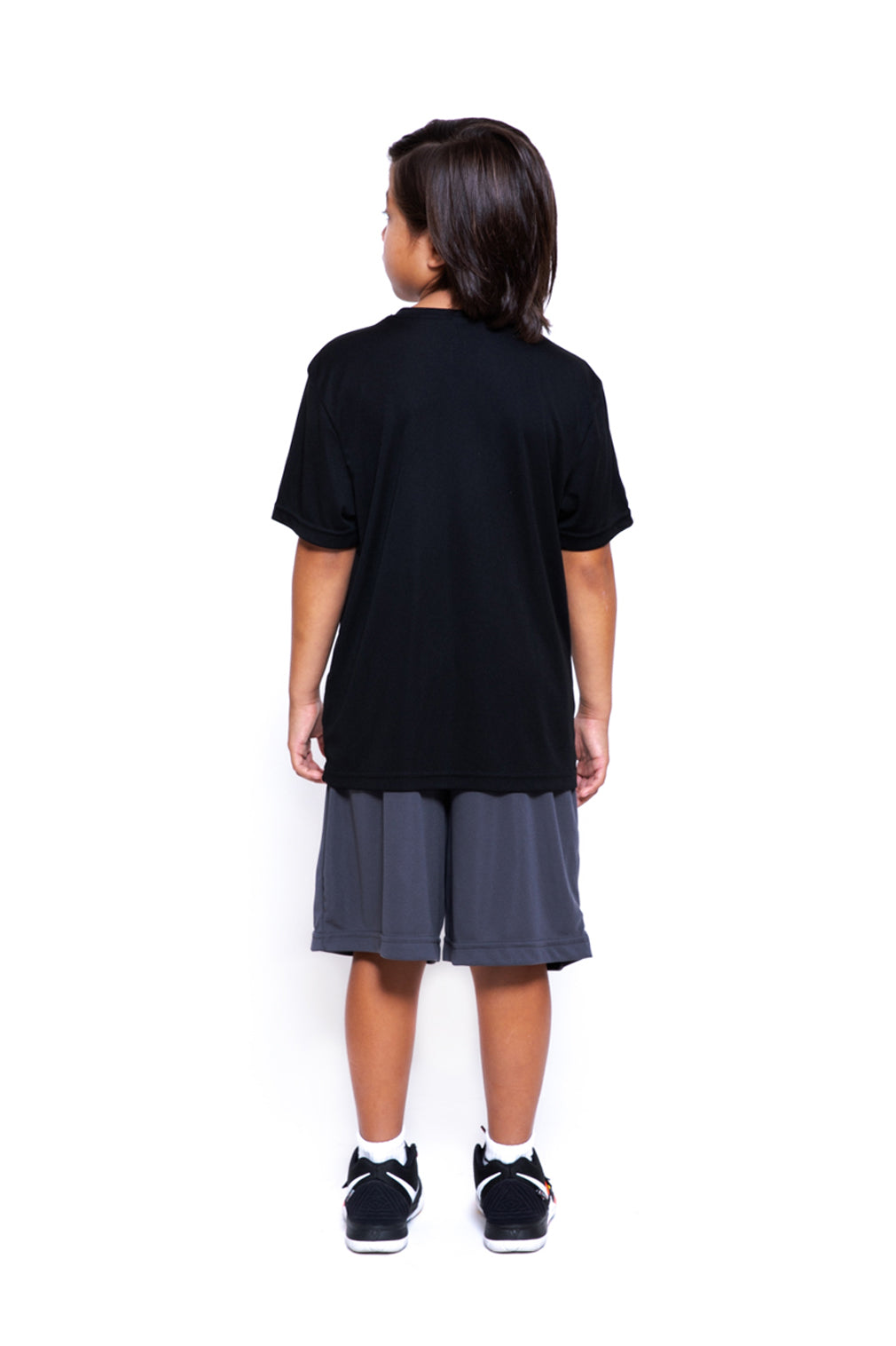 Kids The Champ Is Here Black w Gold/wht/gray (Performance Tee)